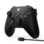 Microsoft Xbox Series X/S vezeték nélküli kontroller fekete + USB-C kábel (1V8-00002/1V8-00015)