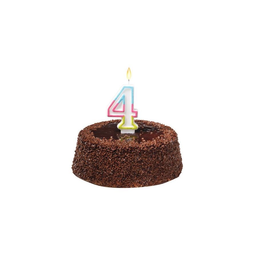 Susy Card 40012094 Színes számos gyertya - 4 (40012094)