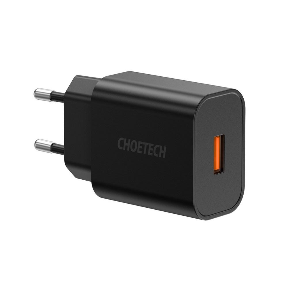 Choetech Q5003 Hálózati USB-A Töltő (18W) (Q5003 BLACK)