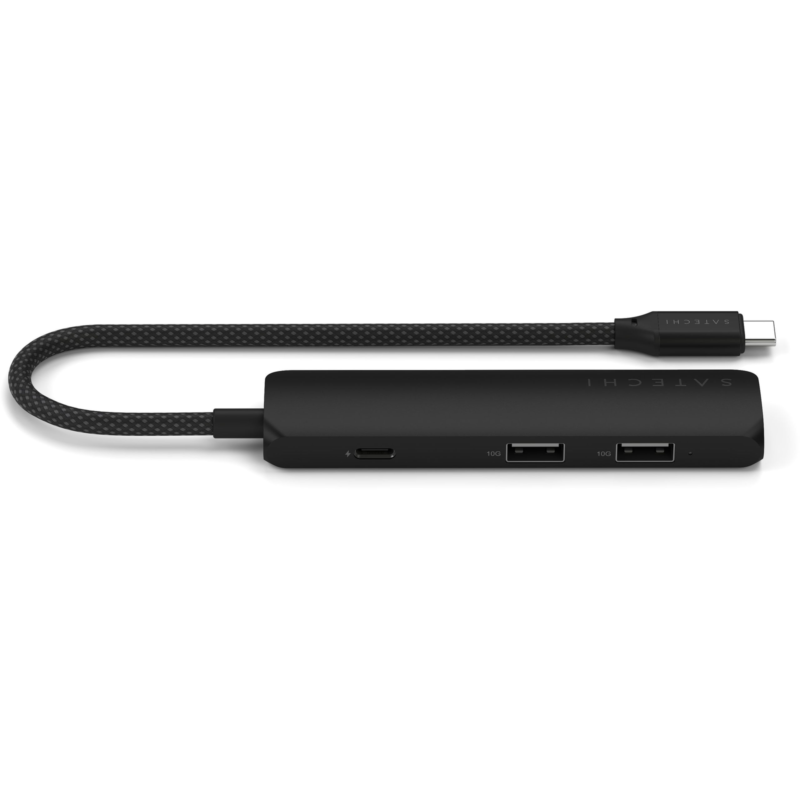 Satechi 4in1 USB-C Slim Multiport adapter 4K, fekete (ST-P4SK)