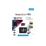 TeamGroup 128GB PRO V30 microSDXC UHS-I CL3 Memóriakártya + Adapter