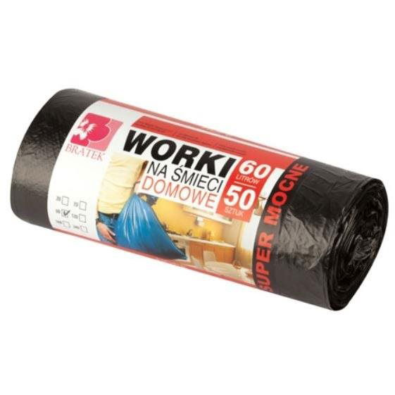 BRATEK szemeteszsák 60l 50db (5906731291050) (5906731291050)