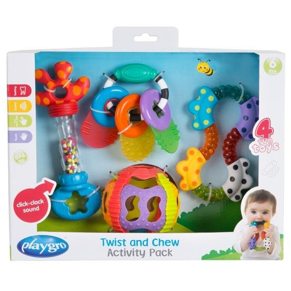 Playgro Csörgő és rágóka ajándékszett