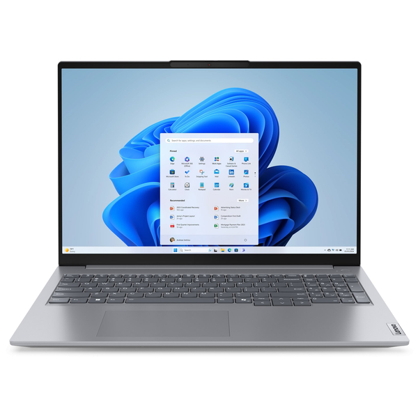 Lenovo ThinkBook 16 G7 ARP AMD Ryzen™ 5 7535HS Laptop 40,6 cm (16") WUXGA 16 GB DDR5-SDRAM 512 GB SSD Wi-Fi 6E (802.11ax) Windows 11 Pro Engels Grijs