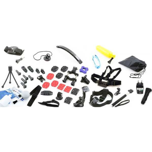 Big Set / Accessories for Sports Cameras Gopro / Sjcam / Sony Action Cam / Tracer / Goclever / Manta / Overmax / Xiaomi / Aee / Gopro Hero 7 Silver Etc.