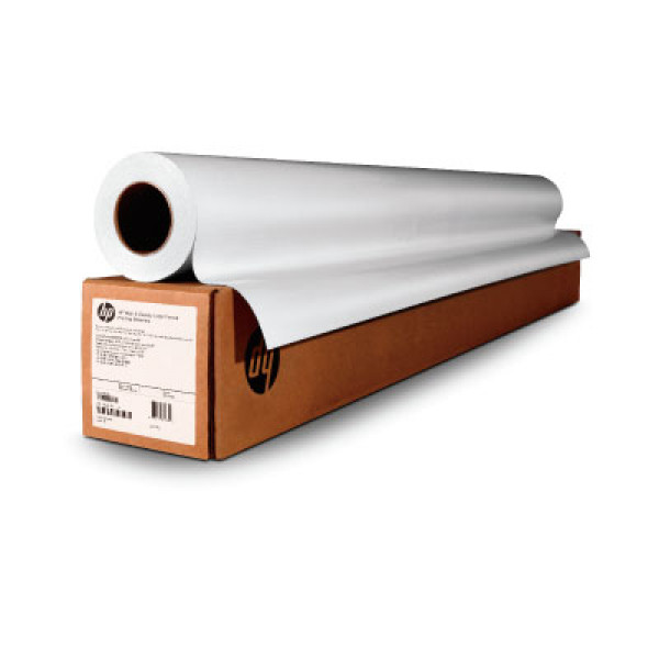 HP Paper bright white 24inch 45m roll 4-pack grootformaatmedia 45,7 m Mat