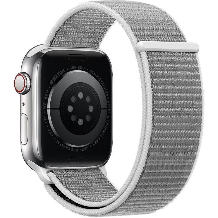 Eternico Airy Apple Watch 38mm / 40mm / 41mm - Elephant Gray and White edge (AET-AWAY-ElGrW-38)