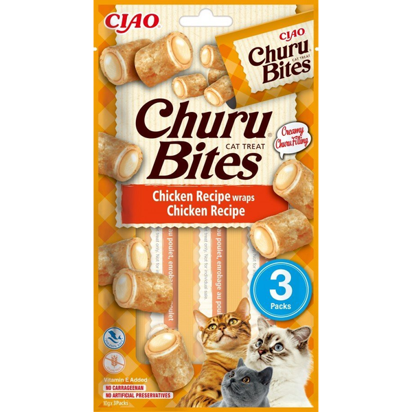 Inaba Cat Churu Bites - Csirke 3 X  10 G