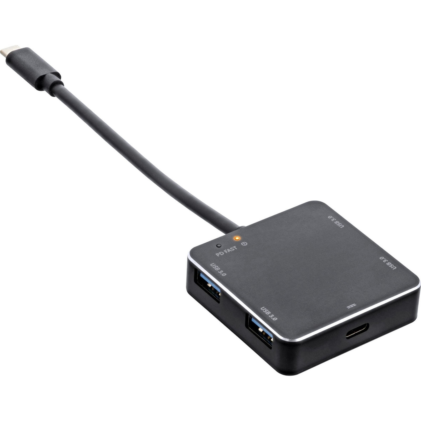 InLine 35392A hálózati csatlakozó USB 3.2 Gen 1 (3.1 Gen 1) Type-A 5000 Mbit/s Fekete (35392A)