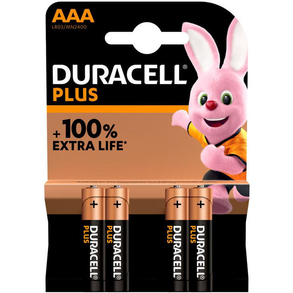 Duracell Plus 100 Engangsbatteri AAA Alkaline