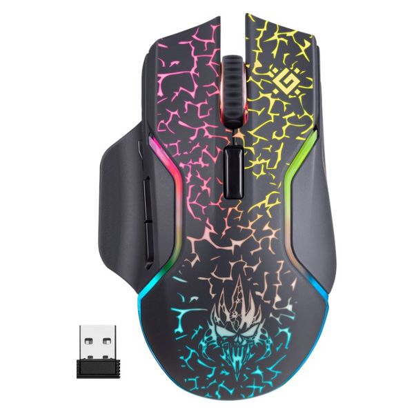 Defender OneShot GM-067 Wireless Gaming Egér 3200 DPI - Fekete