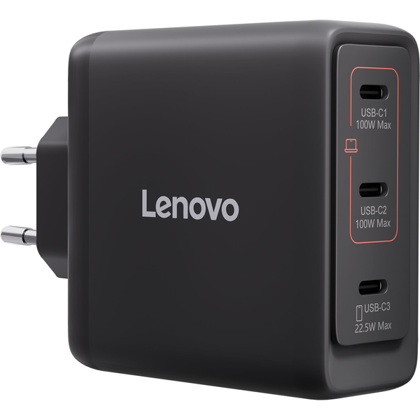 Lenovo 40AW100BEU oplader til mobil enhed Universel Sort Vekselstrøm Indendørs