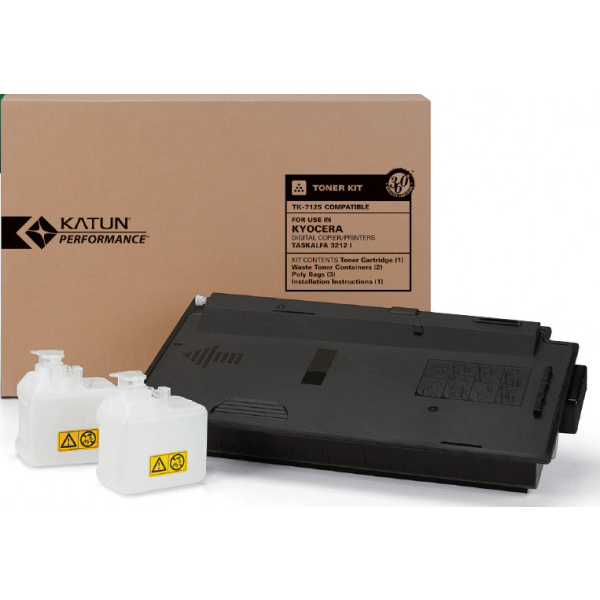 Katun Utángyártott KYOCERA TK7125 Toner 20K KTN ( For use ) (1T02V70NL0KTN)
