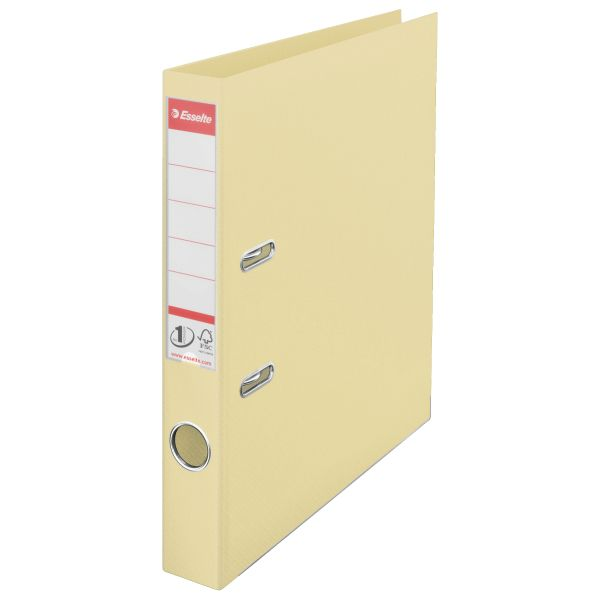 Esselte Naturelle Lever Arch File A4 PP 50mm Shell Ringmappe Beige