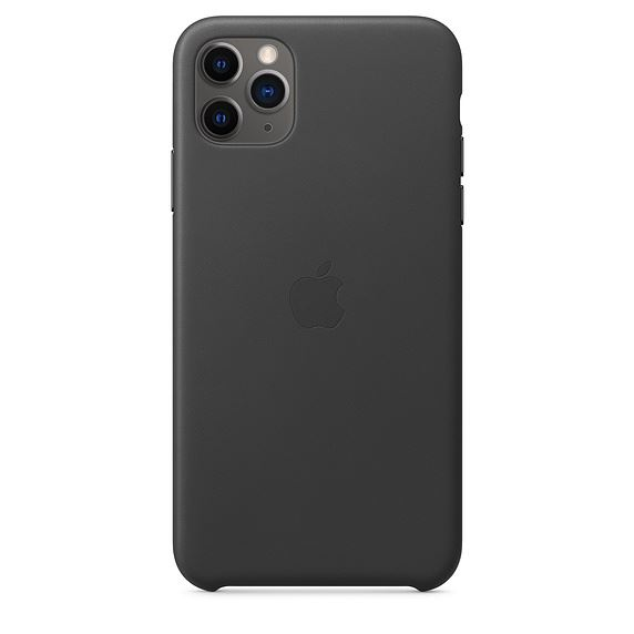 iPhone 11 Pro Max Leather Case schwarz