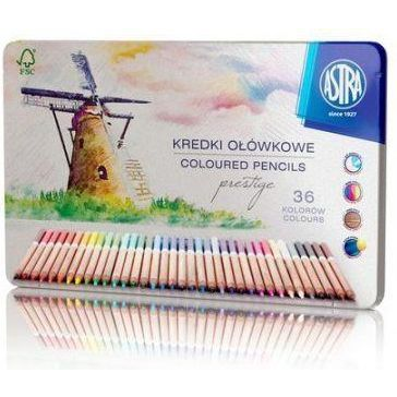 ASTRA Színes Ceruza Hengeres Fémdobozos 36 Színű (WIKR-1039169)