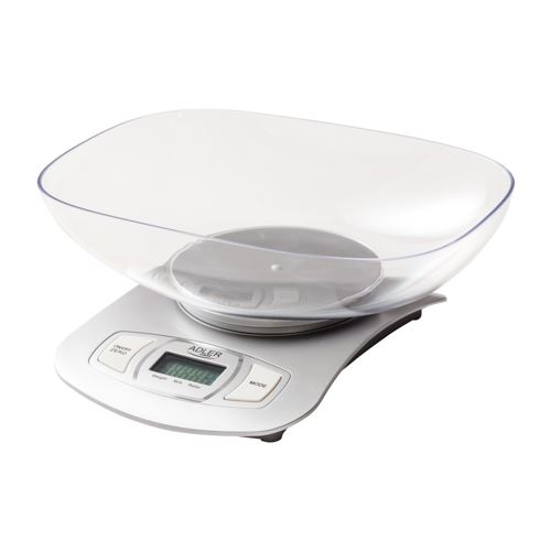 Adler AD3137s digitális konyhai mérleg ezüst (AD3137s)