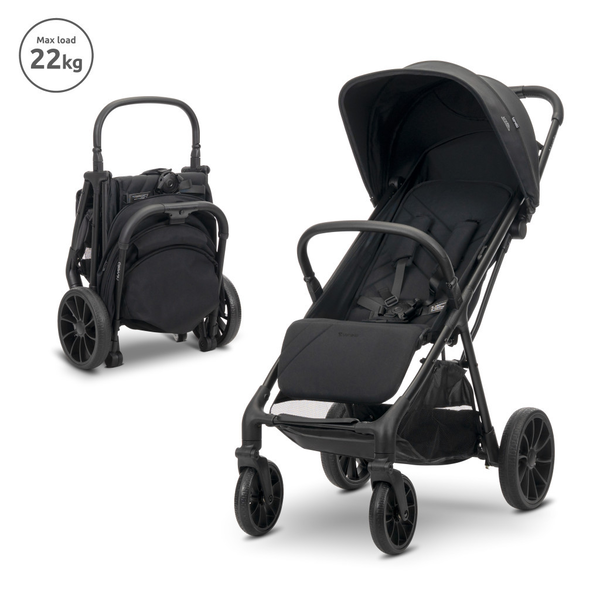 LORELLI Nuvella sport babakocsi 22kg-ig - Fekete
