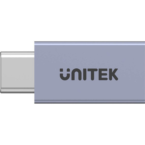 Adapter USB Unitek A1038GY01 USB-C - USB-C Szary  (A1038GY01)