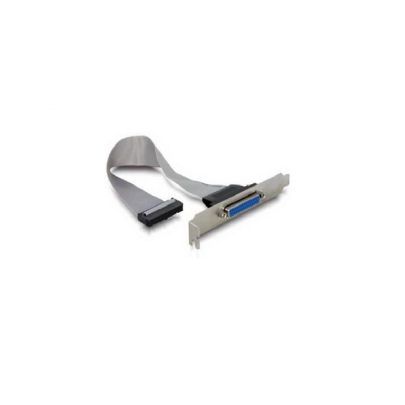 DeLock 1x Párhuzamos port hátlapi kivezetés (Low Profile) (84476) (84476)