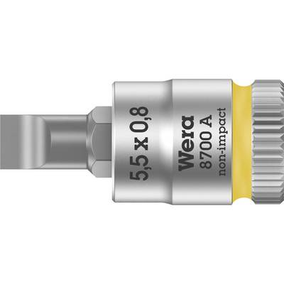 Wera 8700 A FL 05003320001 Egyeneshornyú Dugókulcs bit betét 5.5 mm 1/4 (6,3 mm) (05003320001)