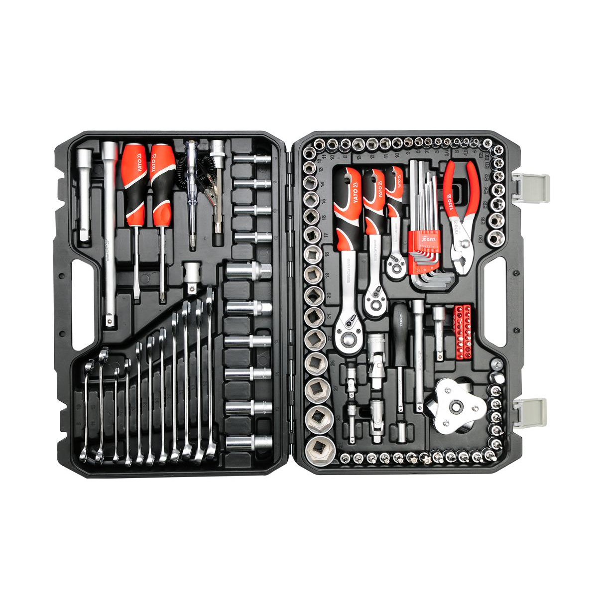 YATO YT-38875 Dugókulcskészlet - 126 db-os, 1/4-3/8-1/2