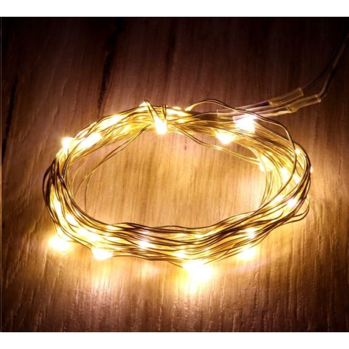 IRIS Fix fényű 3m/meleg fehér/30db LED-es fénydekoráció (190-20) (190-20)