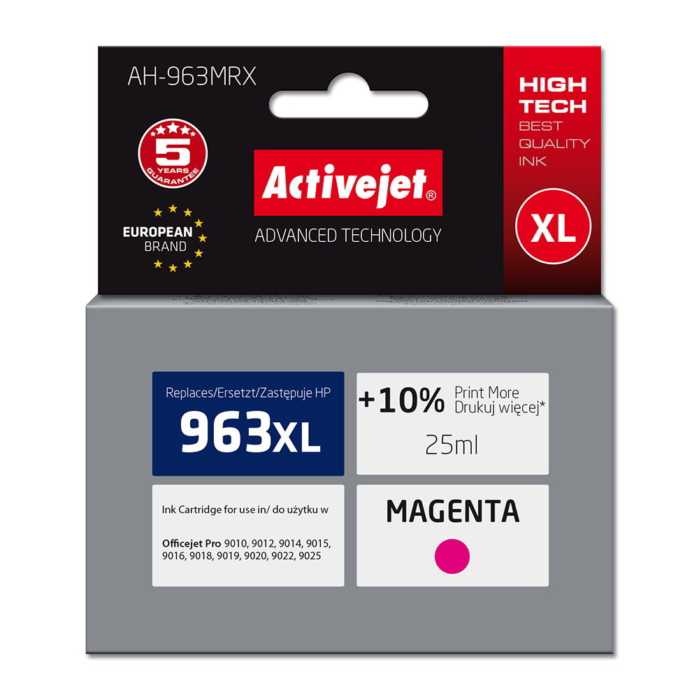 ActiveJet (HP 3JA28AE 963XL) Tinta Magenta (AH-963MRX)