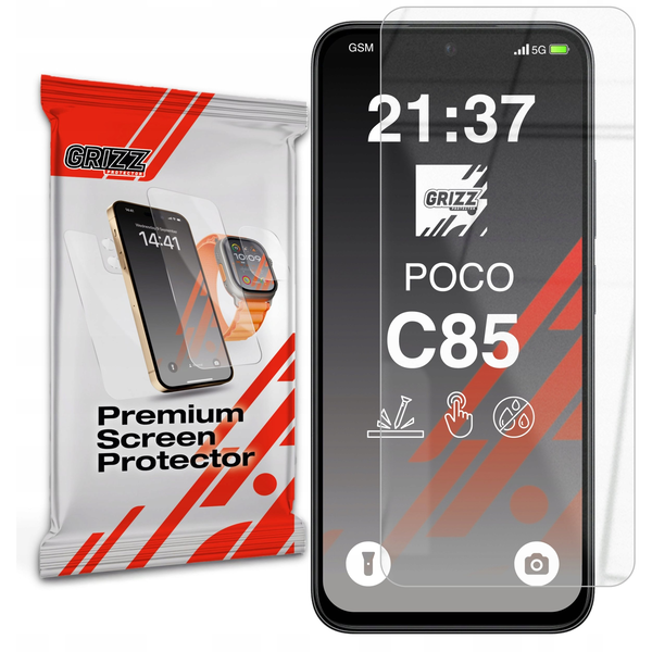 Szkło hybrydowe GrizzGlass HybridGlass do Xiaomi Poco C85 4G