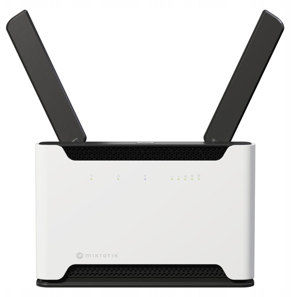 MikroTik Chateau LTE7 ax with two wireless interfaces (2.4 and 5 Ghz), 4x Gigabit, 1x 2.5 GB