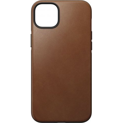 Nomad iPhone 14 Plus Bőr Hátlapvédő tok - Világosbarna (NM01278085)