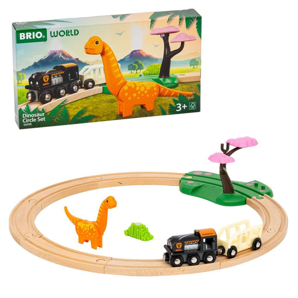 BRIO World Dinoszauruszos vonat készlet - Színes