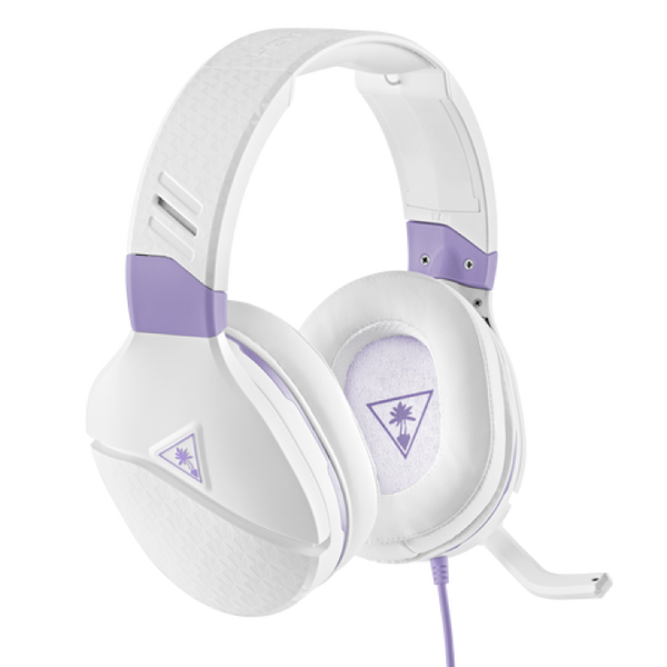 Turtle Beach Recon Spark Slúchadlá s mikrofónom Kábel Pres hlavu Hranie Purpurová, Biela