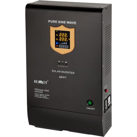 Kemot Prosolar-5000 Falra Szerelhető Napelemes Inverter 48V 230V 5000VA/3500W (URZ3420)