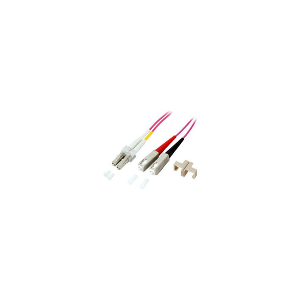 EFB Duplex Jumper LC-SC 50/125,OM4,LSZH,violett,2.0mm,2m