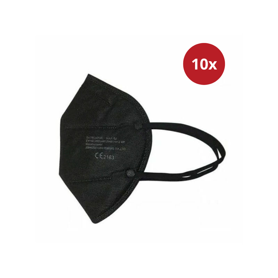 Kadi FFP2 Maszk - Fekete (10 db) (KADI-00110)
