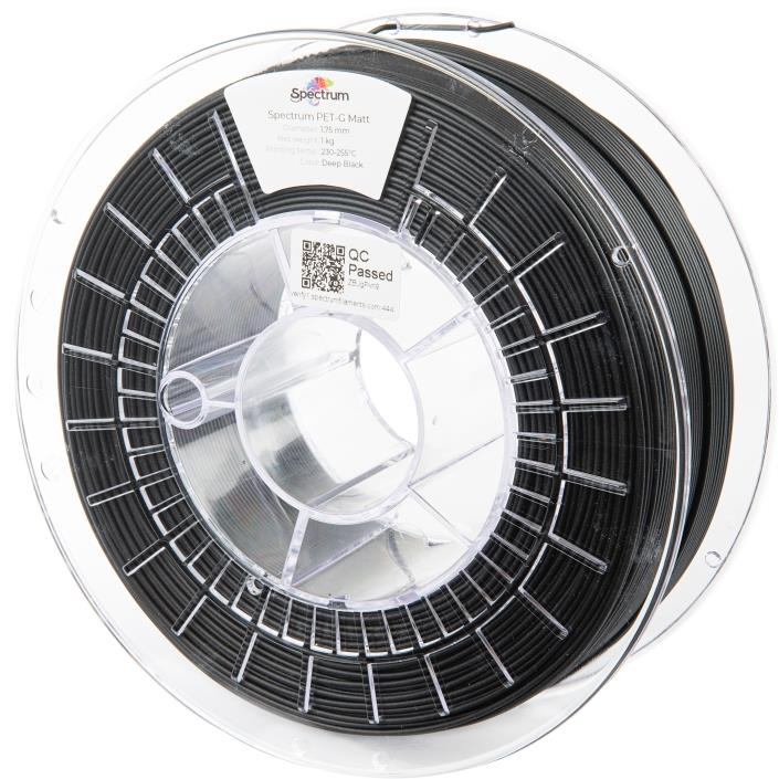 Filament Spectrum PET-G Matt 1.75mm Deep Black 1kg (80542)