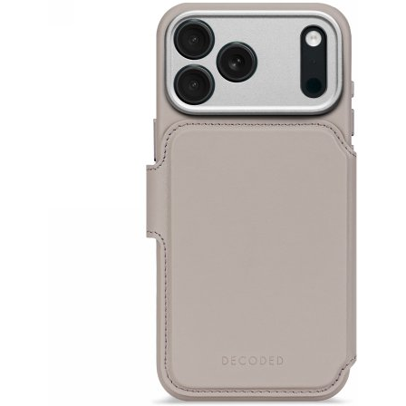 Funda Folio Para Iphone 17 Pro Max Magsafe De Cuero Con Carcasa Desmontable