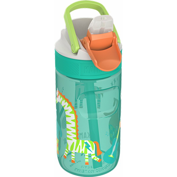 Kambukka Lagoon Disco Zoo 400ml Gyerek Kulacs - Zöld/Mintás