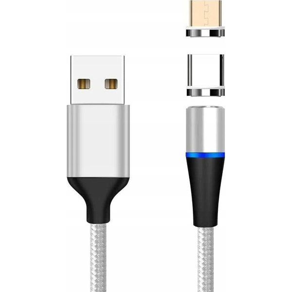 PREMIUMCORD USB 2.0 Type C Micro USB Átalakító Ezüst 1m ku2m1fgi