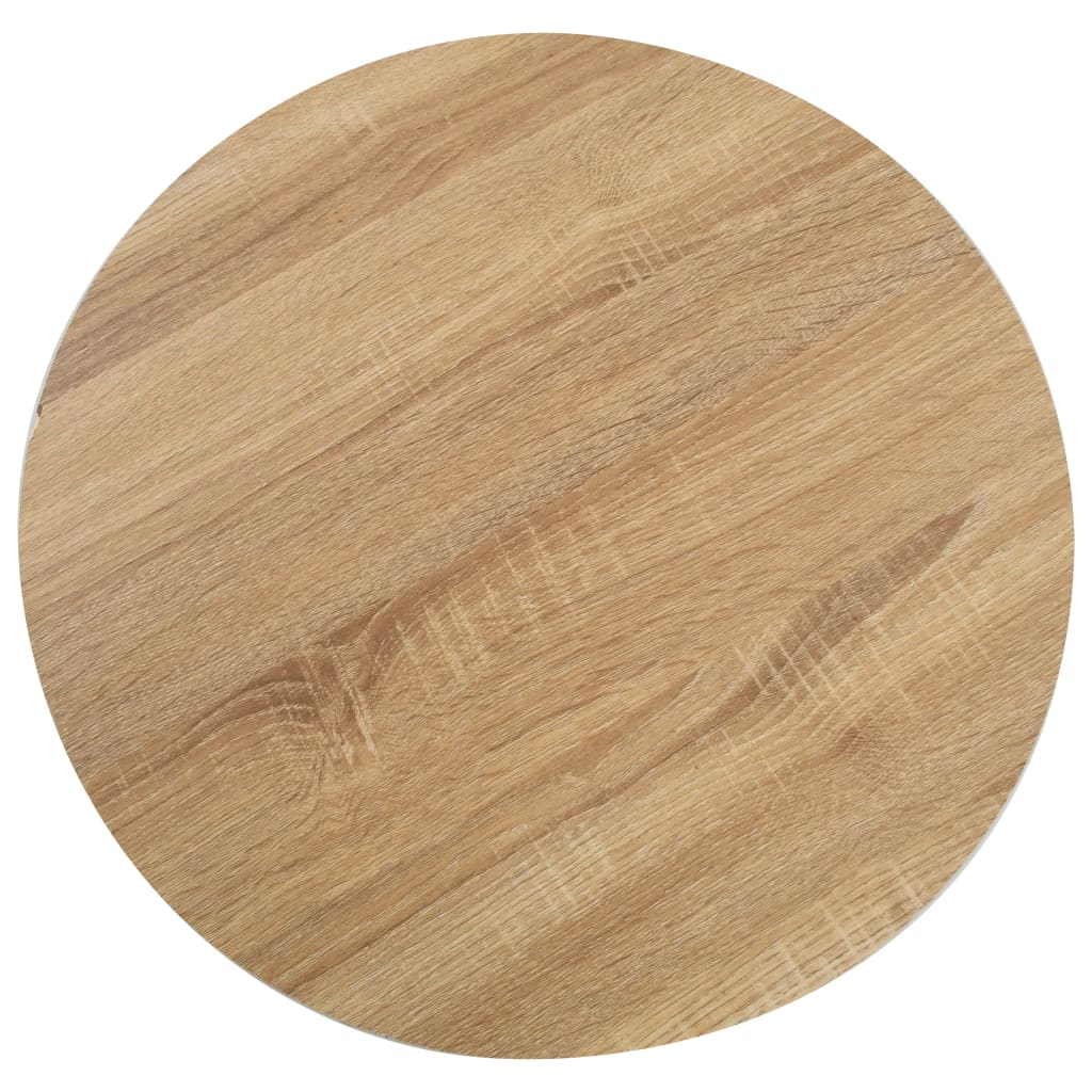világosbarna MDF bisztróasztal 80 cm (286424)