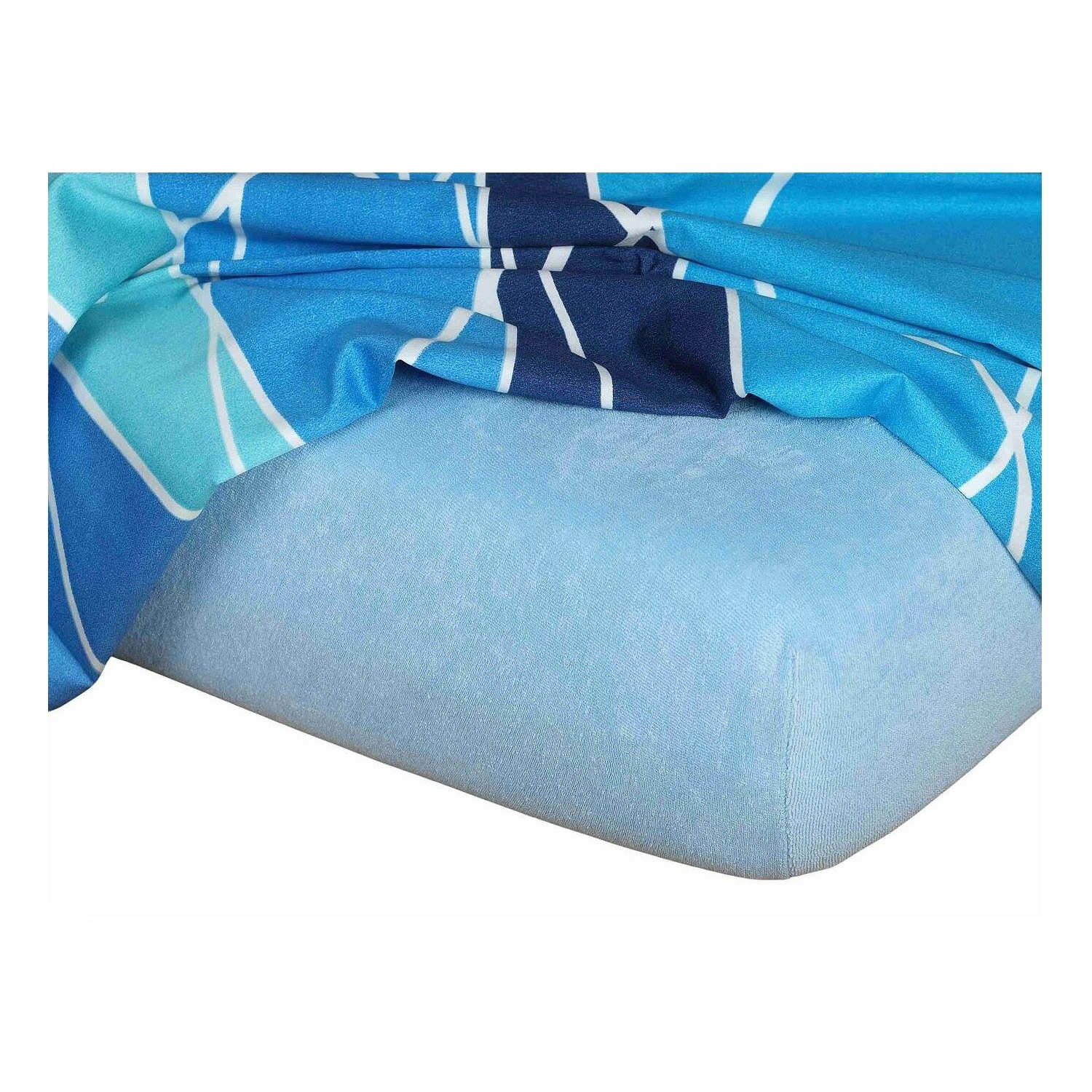 Dadka Terry sheet light blue 90×200×15 cm (02117A-SV_MODRA-A)