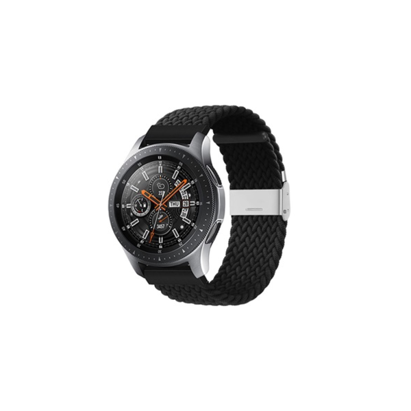 Mybandz Univerzális Fonott szövet Okosóra Szíj 20mm - Fekete