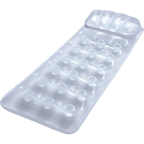 Bestway 43024 pool og strand flyder Grå, Transparent Vinyl Flydende madras