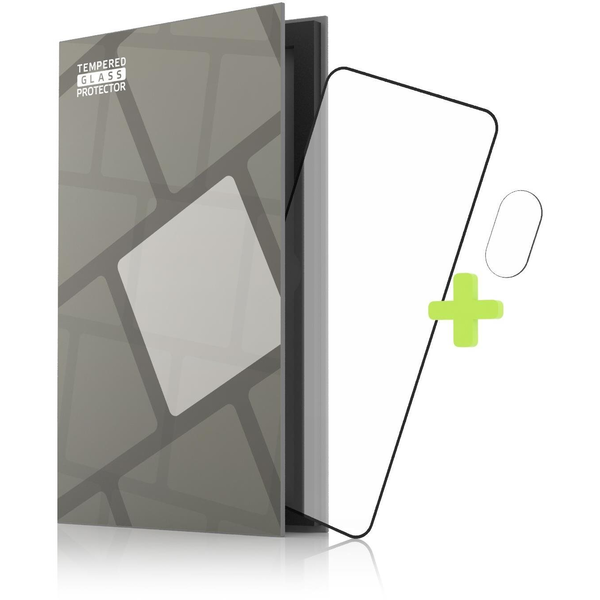 Tempered Glass Protector kerettel Xiaomi Mi 11 Lite készülékhez, fekete + kameravédő üvegfólia