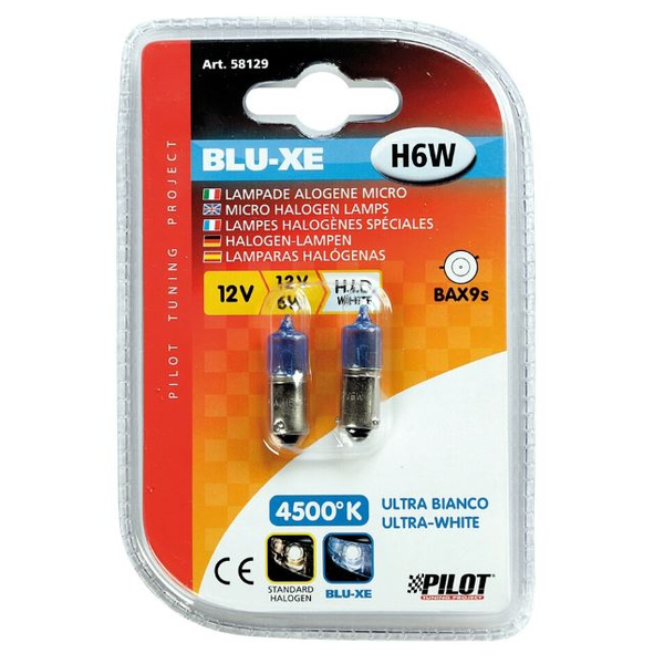 Lampa Blu-Xe 12V BAX9s, (H6W) izzó pár (0158129)