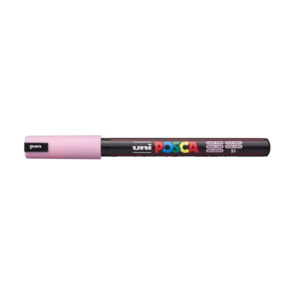 Uni Dekormarker 0,7mm, -Posca PC-1MR világos rózsaszín (2UPC1MRVR) (2UPC1MRVR)