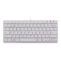 R-Go Tastatur Compact BE-Layout                      weiß