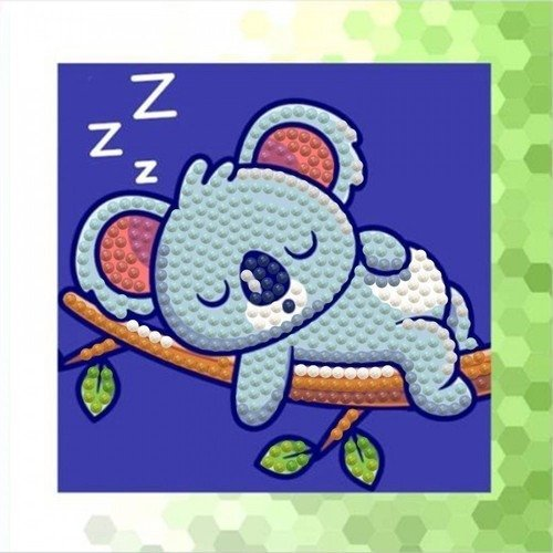 Diamond Dotz Dotzies képkészítő szett 13 x 13 cm - Koala (018-DTZ5017)