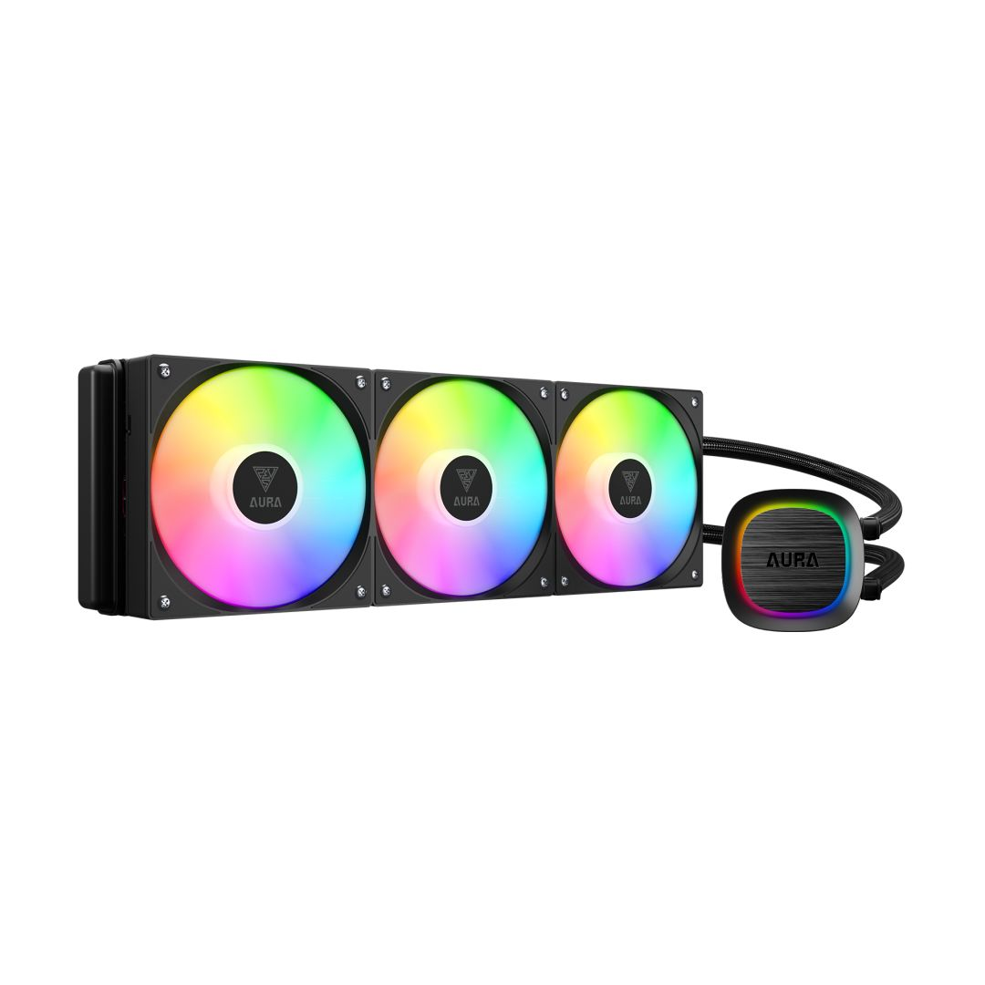 Gamdias AURA GL360 V2 Performance ARGB 360mm vízhűtés fekete (16322-02800-30000-G)